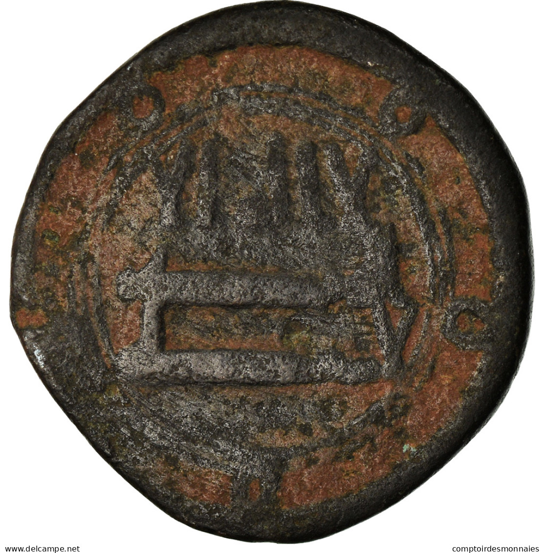 Monnaie, Abbasid Caliphate, Al-Mahdi, Fals, AH 163 (779/780), Kufa, TB+, Cuivre - Islamic
