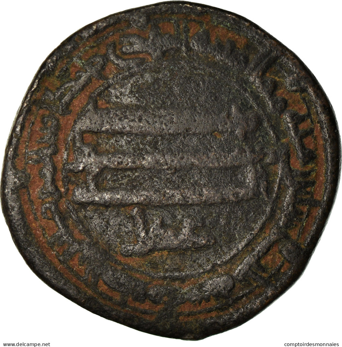 Monnaie, Abbasid Caliphate, Al-Mahdi, Fals, AH 163 (779/780), Kufa, TB+, Cuivre - Islamiche