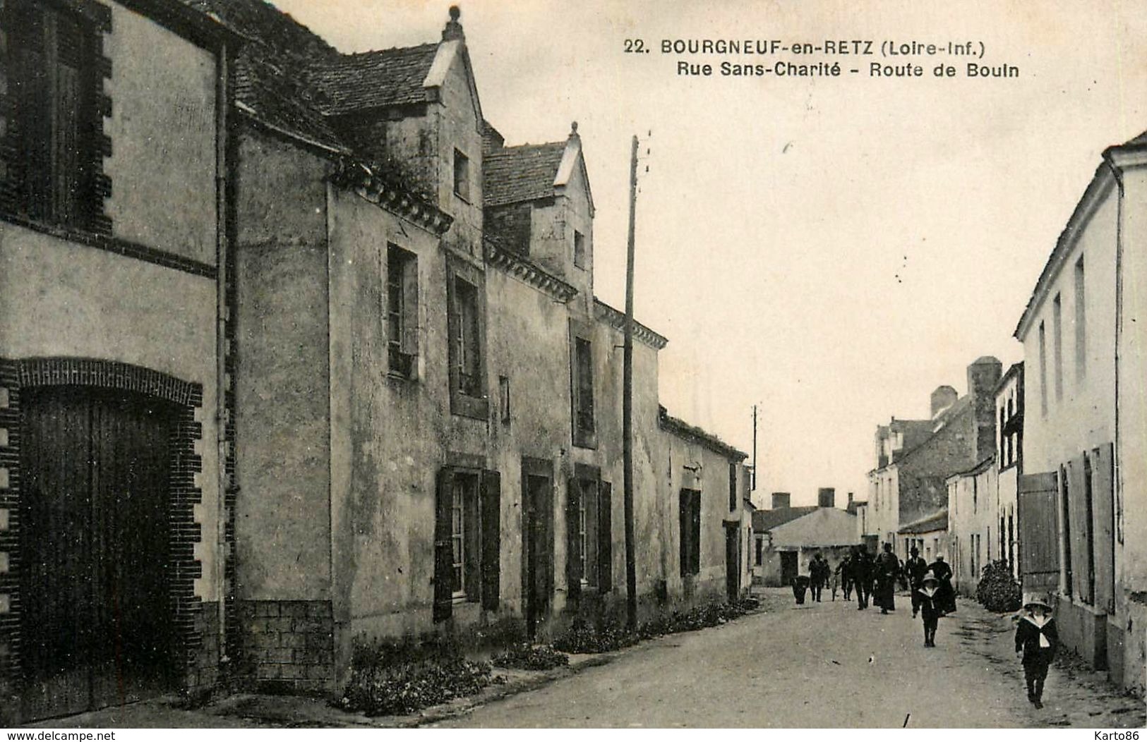 Bourgneuf En Retz * Rue Sans Charité * Route De Bouin - Bourgneuf-en-Retz