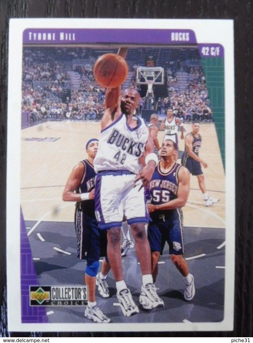 NBA - UPPER DECK 1997 - BUCKS - TYRONE HILL - 1990-1999