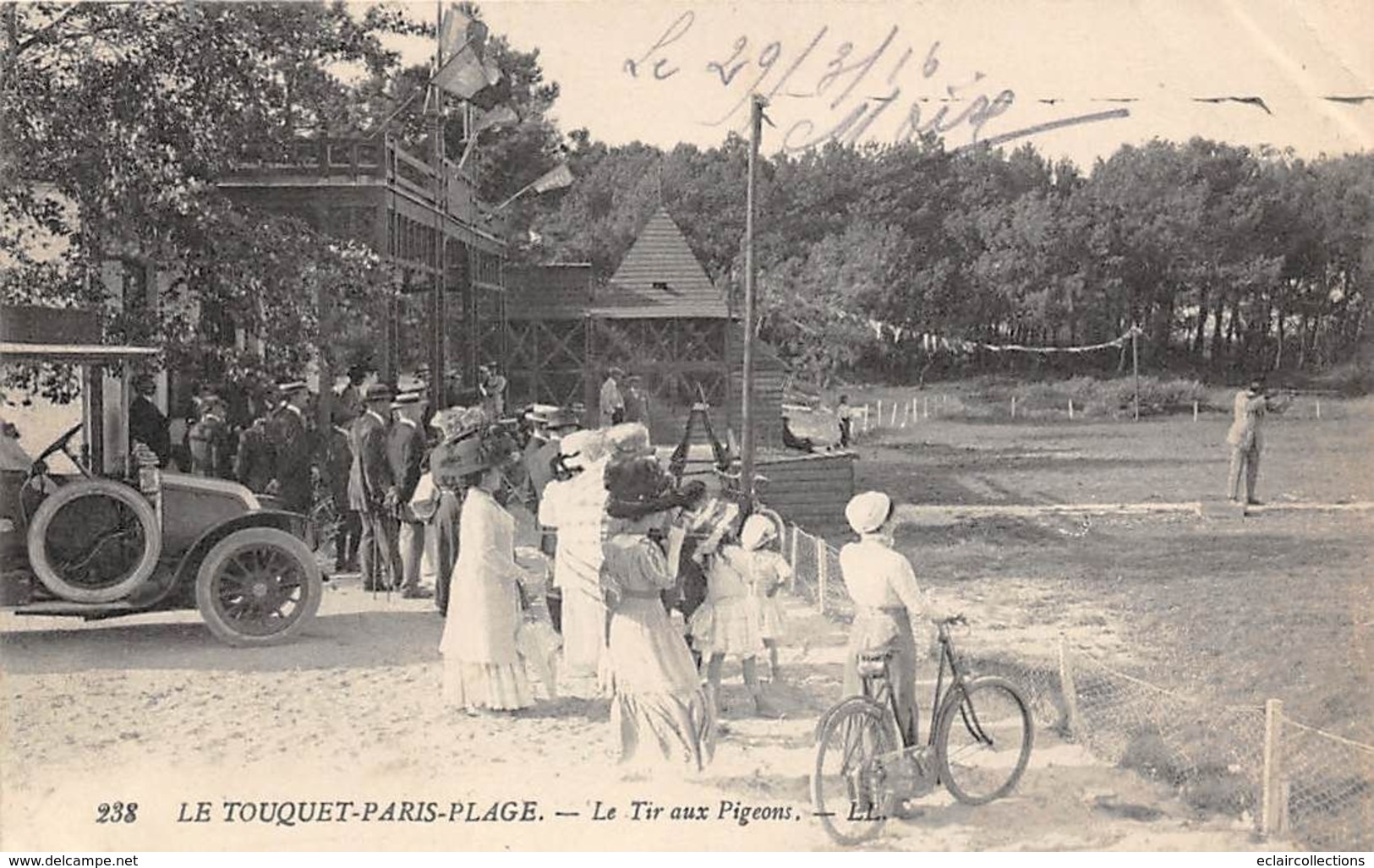 Le Touquet . Paris-Plage   62     Le Tir Aux Pigeons  .     (voir Scan) - Le Touquet