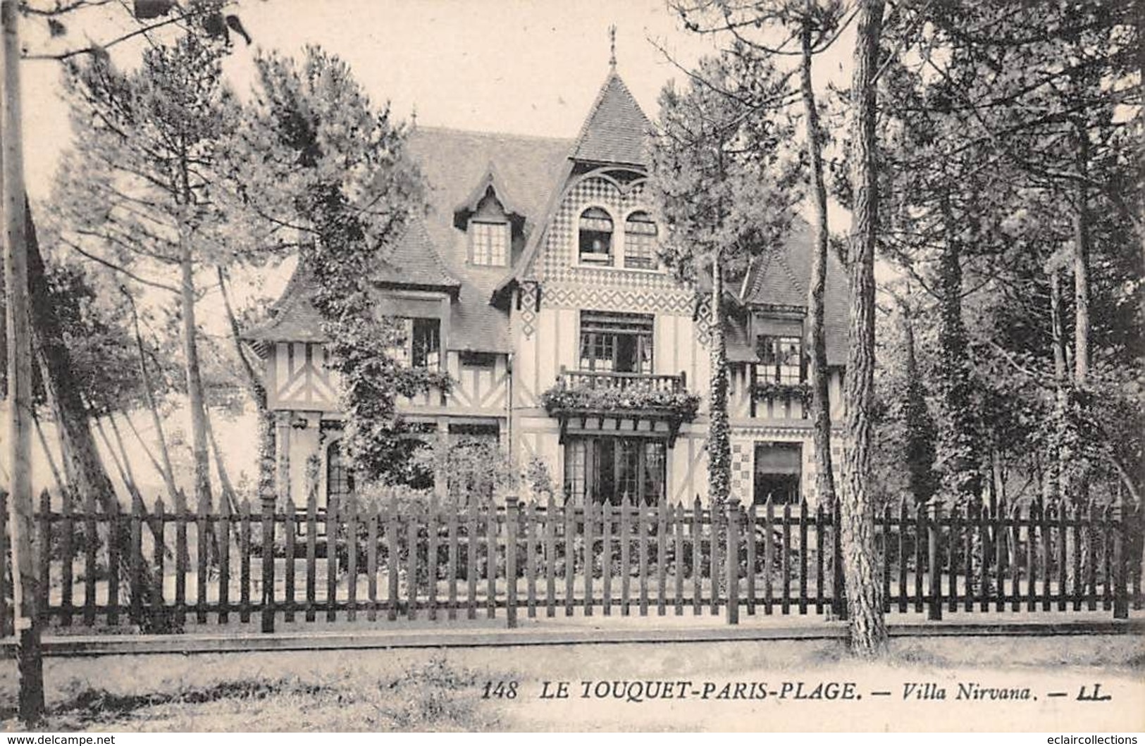 Le Touquet . Paris-Plage   62       Villa Nirvana    .     (voir Scan) - Le Touquet