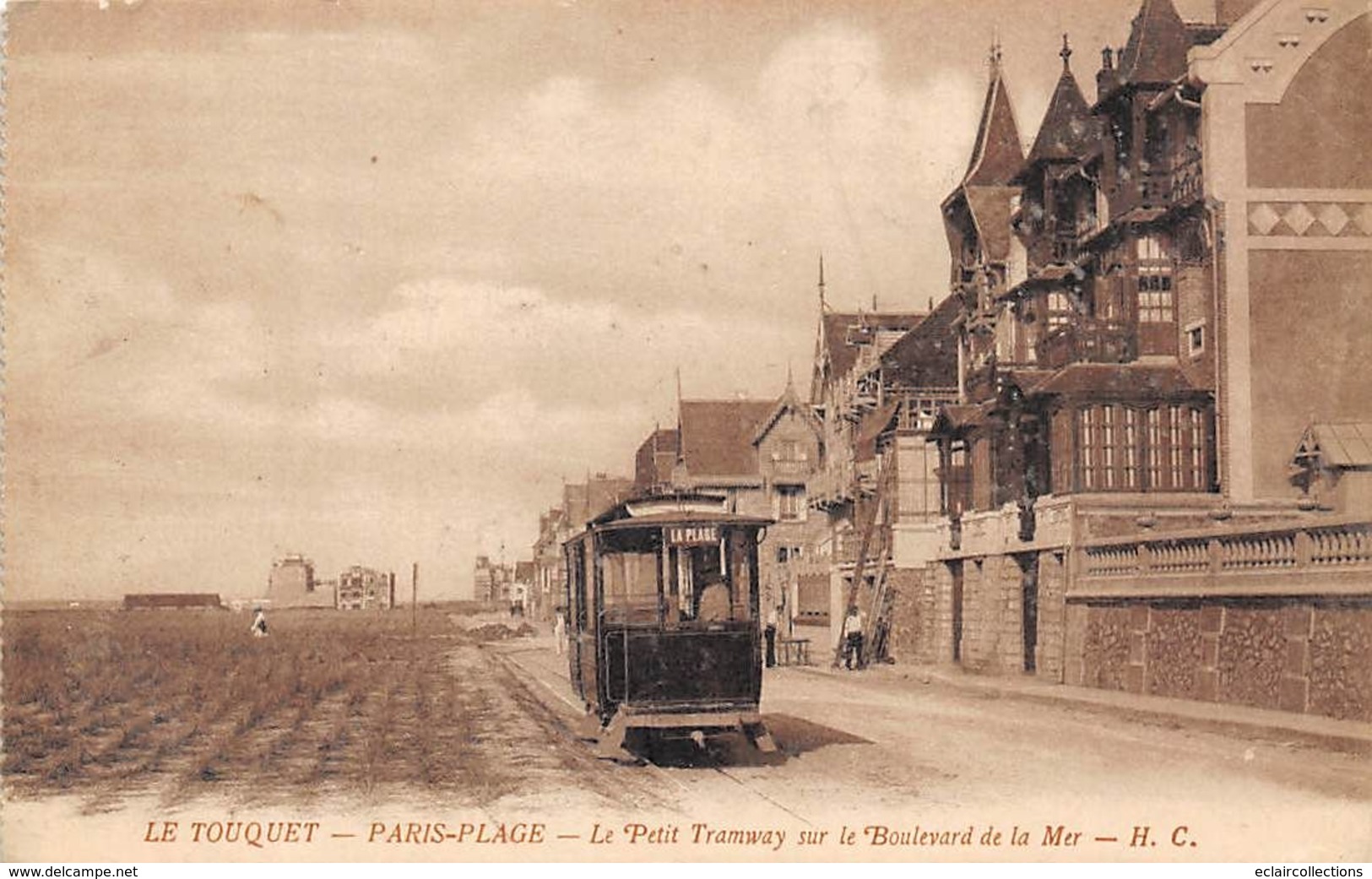 Le Touquet . Paris-Plage   62       Tramway  Bd De La Mer      .     (voir Scan) - Le Touquet