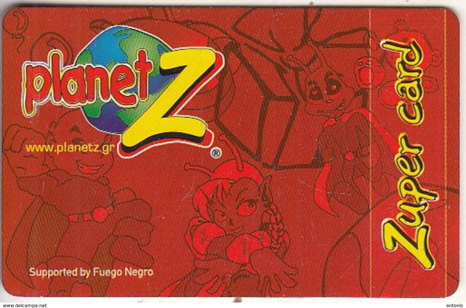 GREECE - Planet Z, Zuper Member Card, Sample - Other & Unclassified