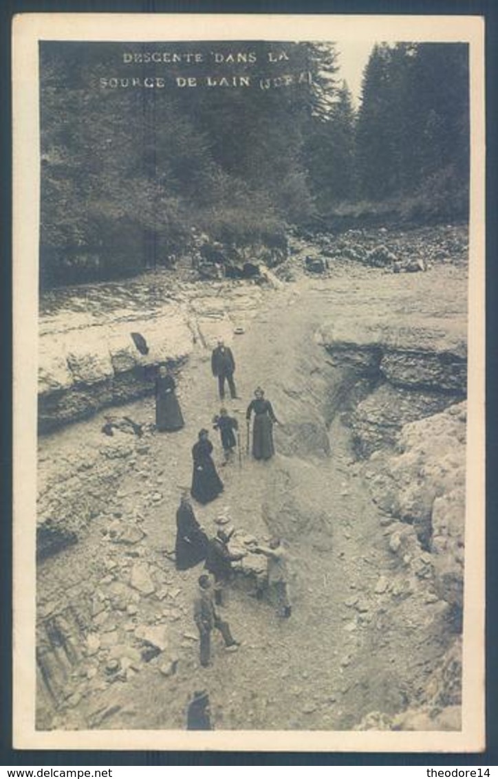 39 SIROD Descente Dans La Source De L'Ain Carte Photo - Autres & Non Classés