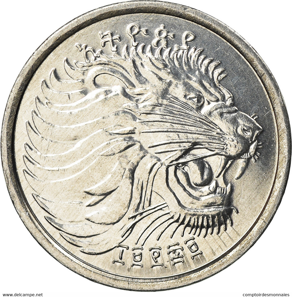 Monnaie, Éthiopie, Cent, 1977, British Royal Mint, SPL+, Aluminium, KM:43.1 - Ethiopia