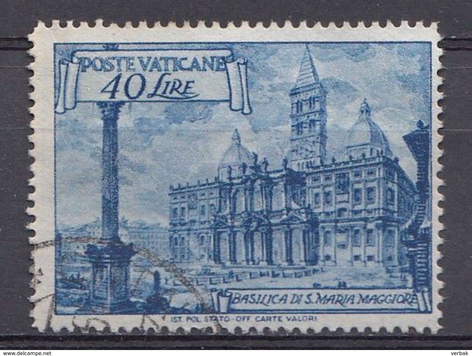 Vatikaan 1949  Mi.nr. 157   Basiliken   OBLITÉRÉS-USED-GEBRUIKT - Used Stamps