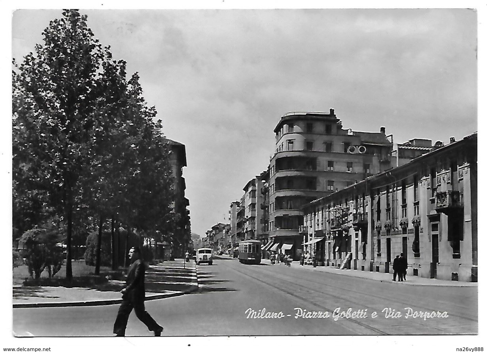 Milano - Piazza Gobetti E Via Porpora. Filobus. - Milano (Milan)