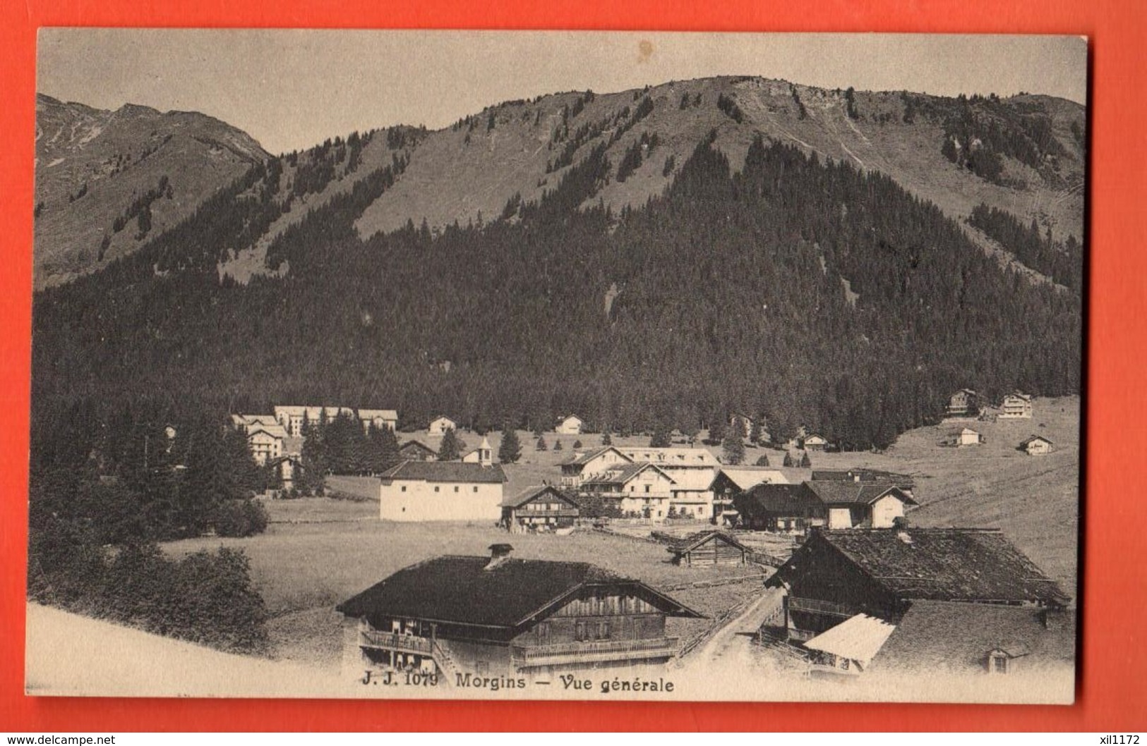 ZAO-08  Morgins  Vue Générale. Sceaux Morgins Et Monthey 1905 . Jullien 1070 - Monthey