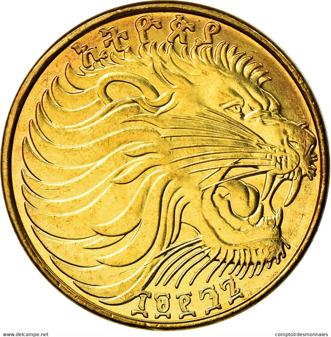 Monnaie, Éthiopie, 5 Cents, 2004, SPL+, Brass Plated Steel, KM:44.3 - Ethiopia