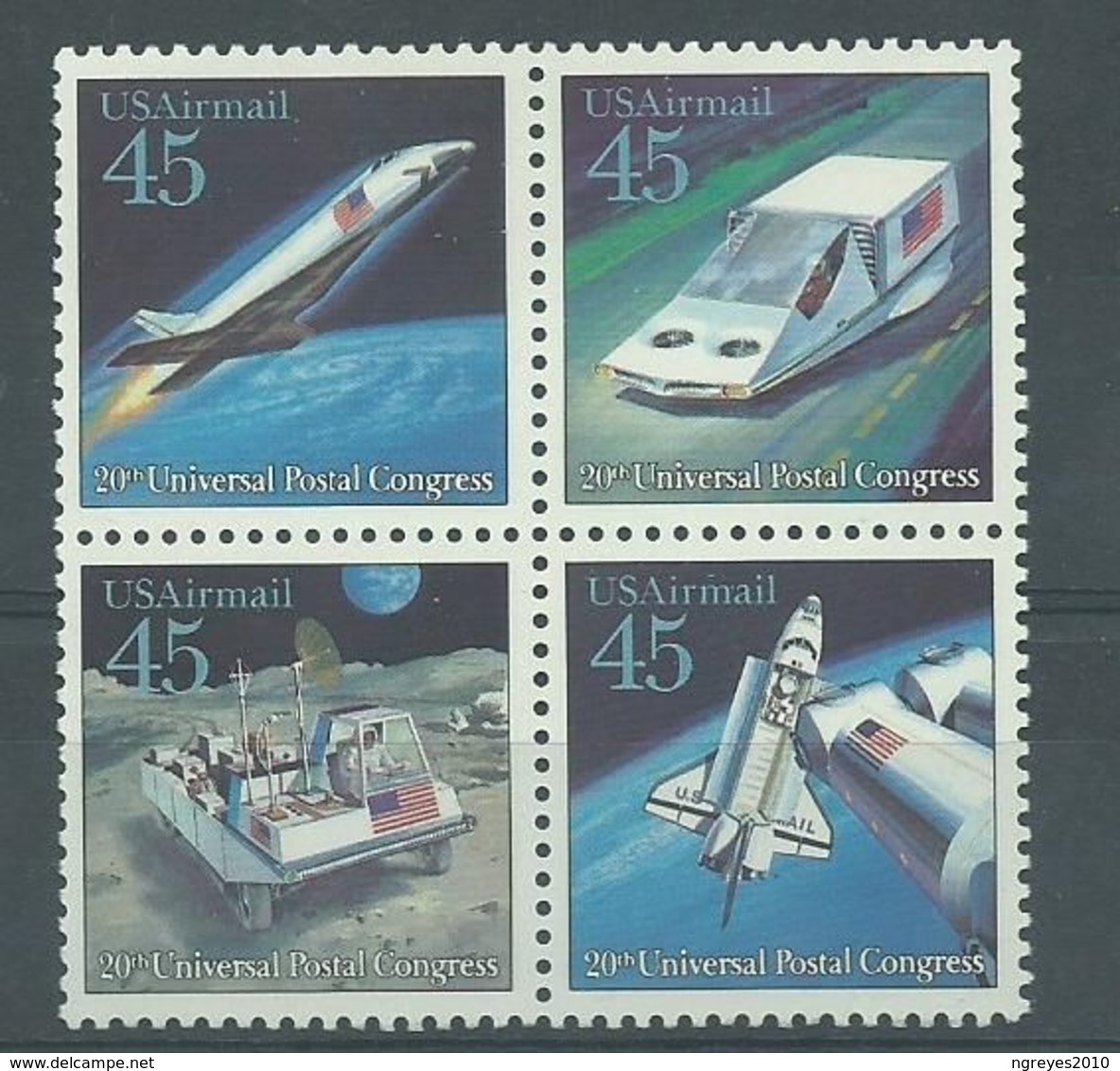 200035425  EE.UU.  YVERT   AEREO  Nº  116/9  **/MNH - 3b. 1961-... Ungebraucht