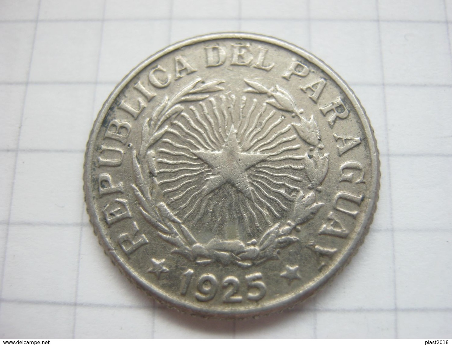 Paraguay , 1 Peso 1925 - Paraguay