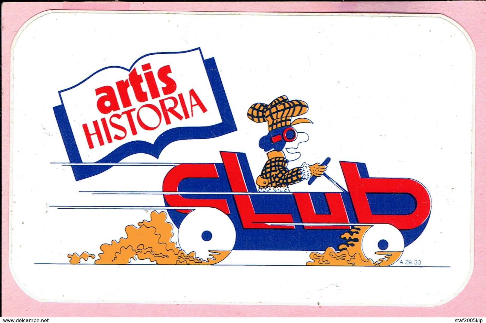 Sticker - Artis HISTORIA Club - Stickers