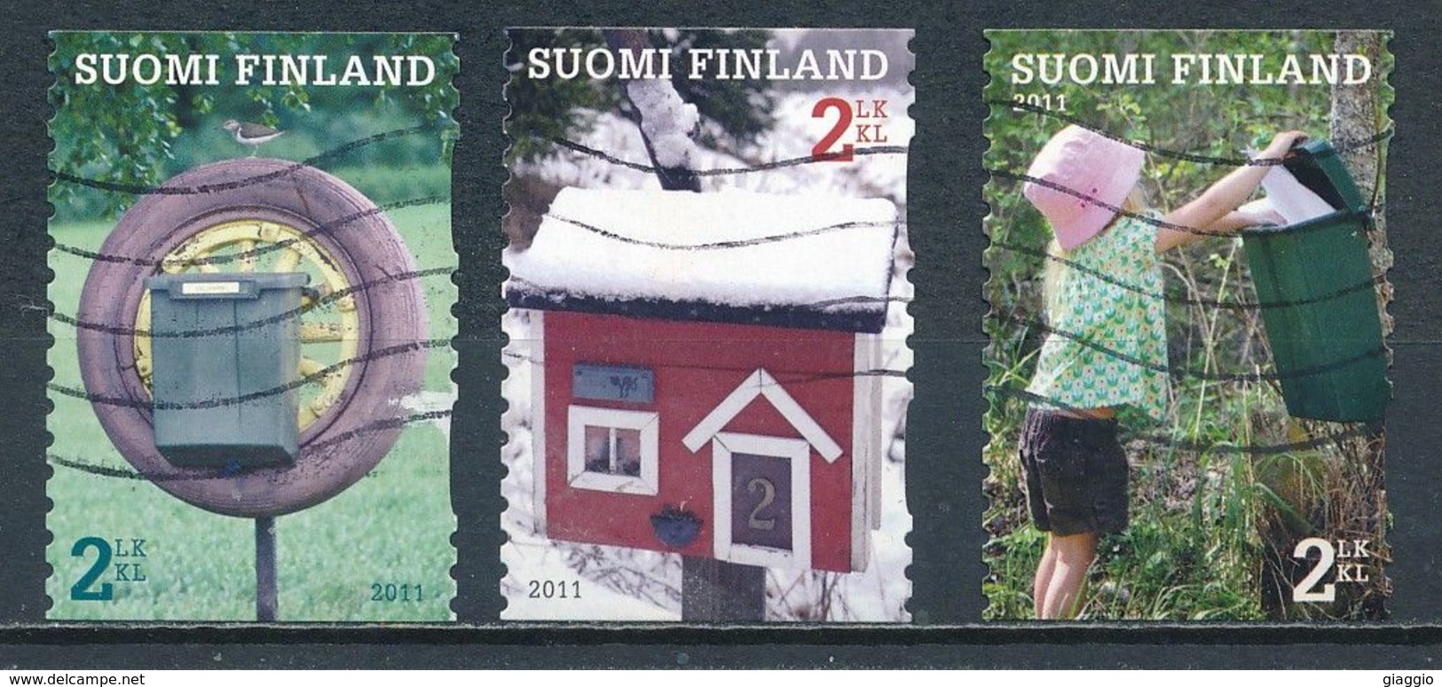 °°° FINLAND - Y&T N°2048/50 - 2011 °°° - Oblitérés