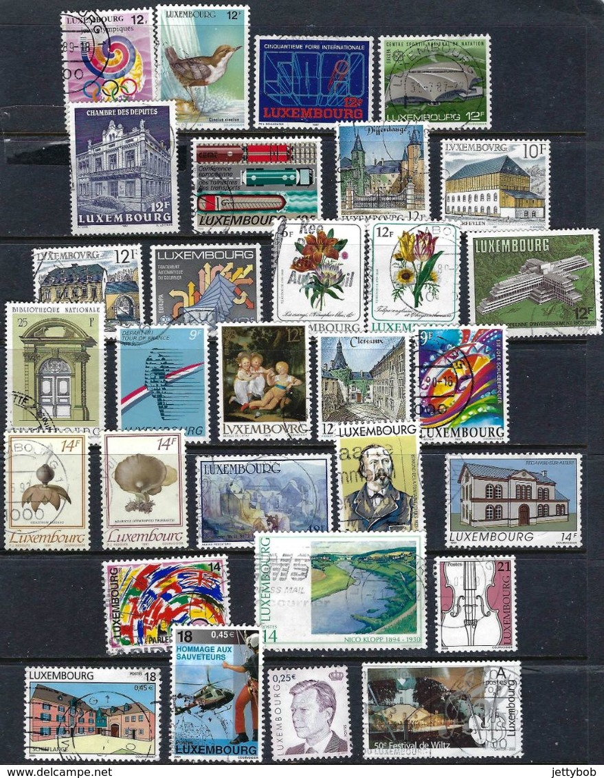 LUXEMBOURG Collection of 330+ stamps from 1882 to 2004 Used