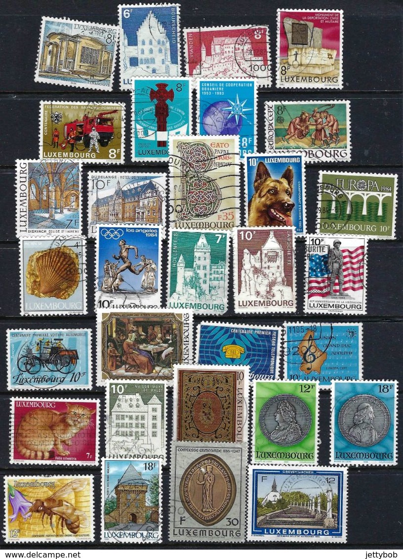 LUXEMBOURG Collection of 330+ stamps from 1882 to 2004 Used