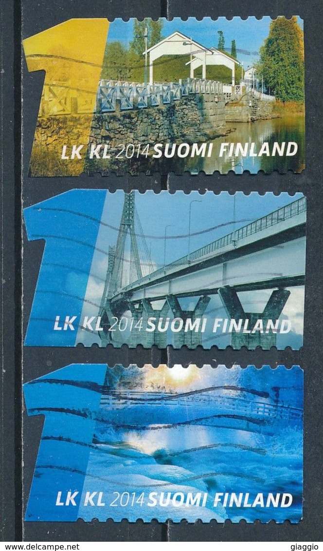 °°° FINLAND - MI N°2346/49/50 - 2014 °°° - Used Stamps