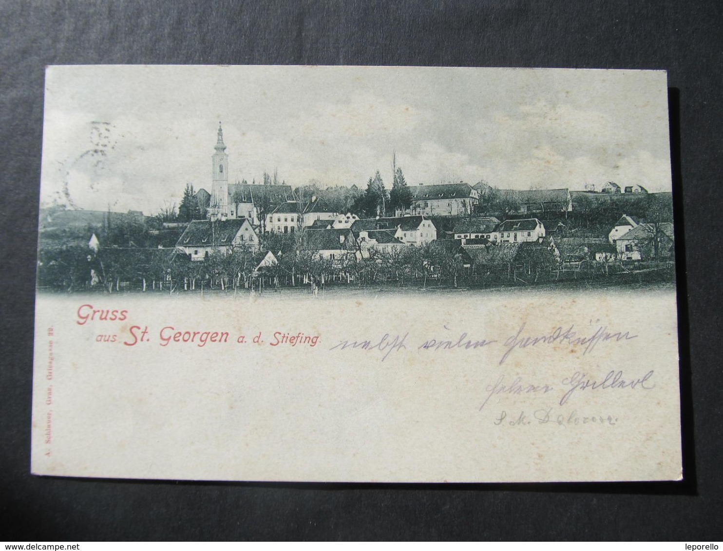 AK ST. GEORGEN A.d.Stiefing B. Leibnitz 1900 //  D*44367 - Leibnitz