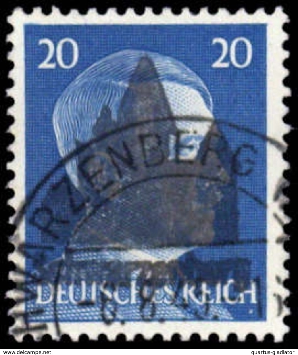 1945, Deutsche Lokalausgabe Schwarzenberg, 11 II, Gest. - Sonstige & Ohne Zuordnung