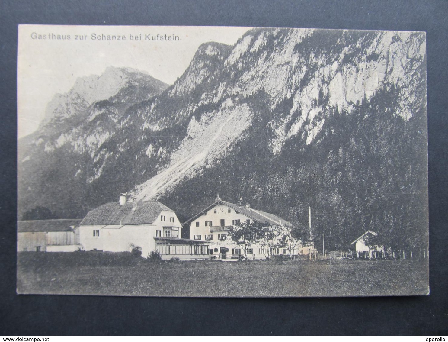 AK KUFSTEIN Gasthaus Zur Schanze 1920 //  D*44378 - Kufstein