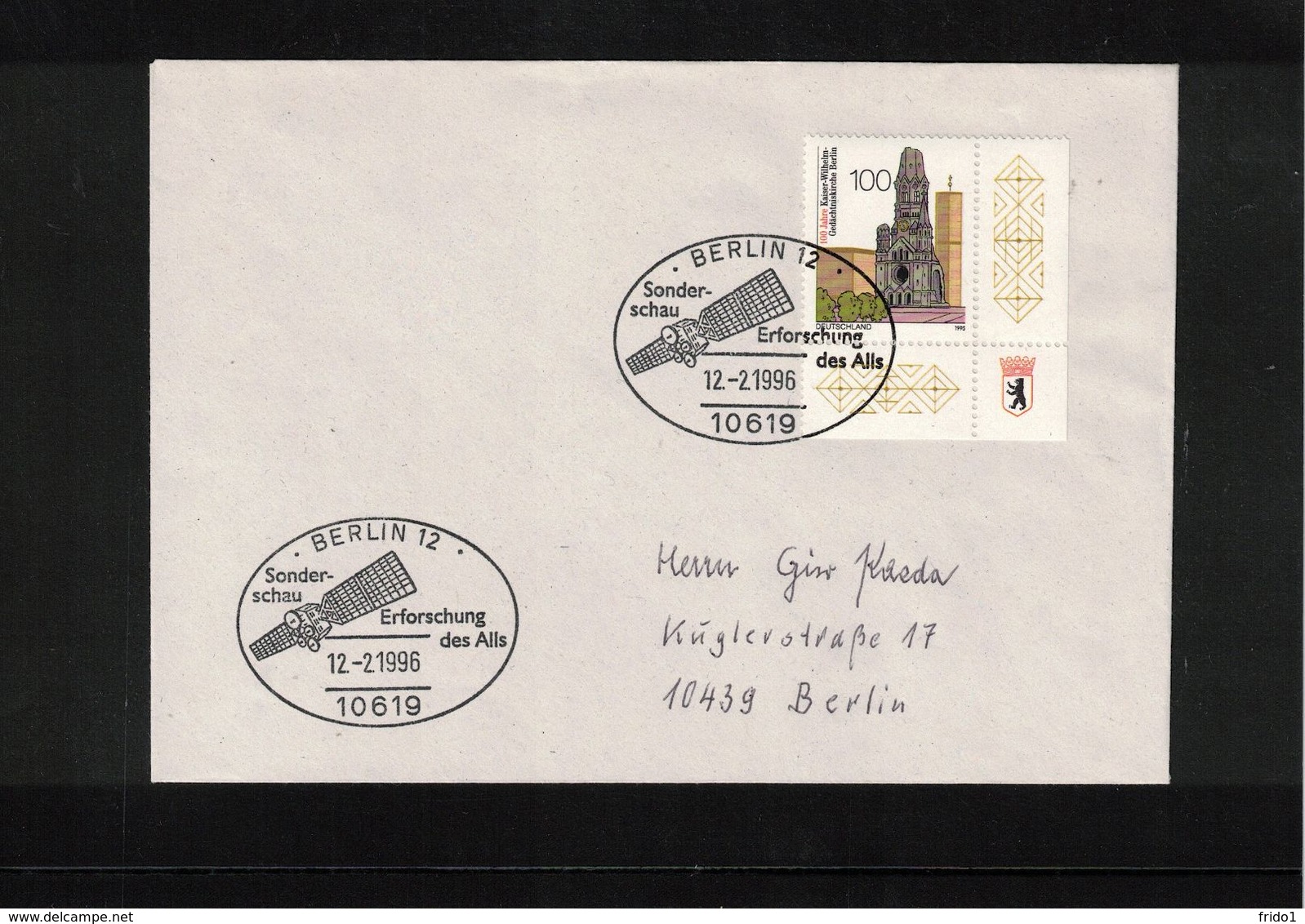 Germany / Deutschland 1996 Space / Raumfahrt Interesting Postmark - Europe
