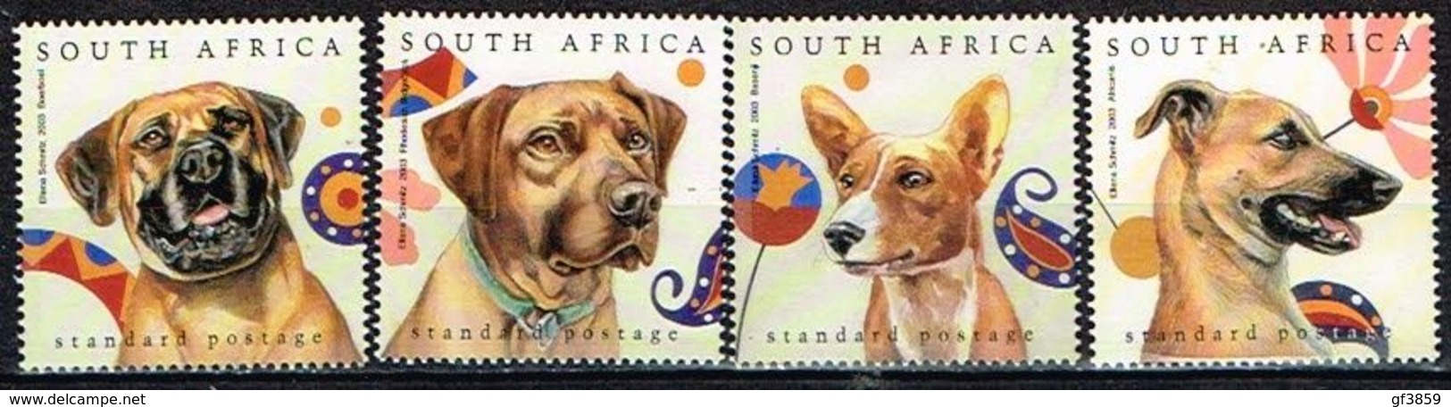 AFRIQUE DU SUD/SOUTH AFRICA/Neufs **/MNH**/ 2003 - Chiens Sud-Africains - Neufs