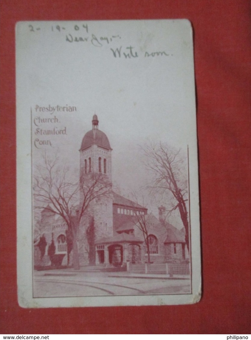 Presbyterian Church  Stamford  Connecticut >  >  Ref 4125 - Stamford