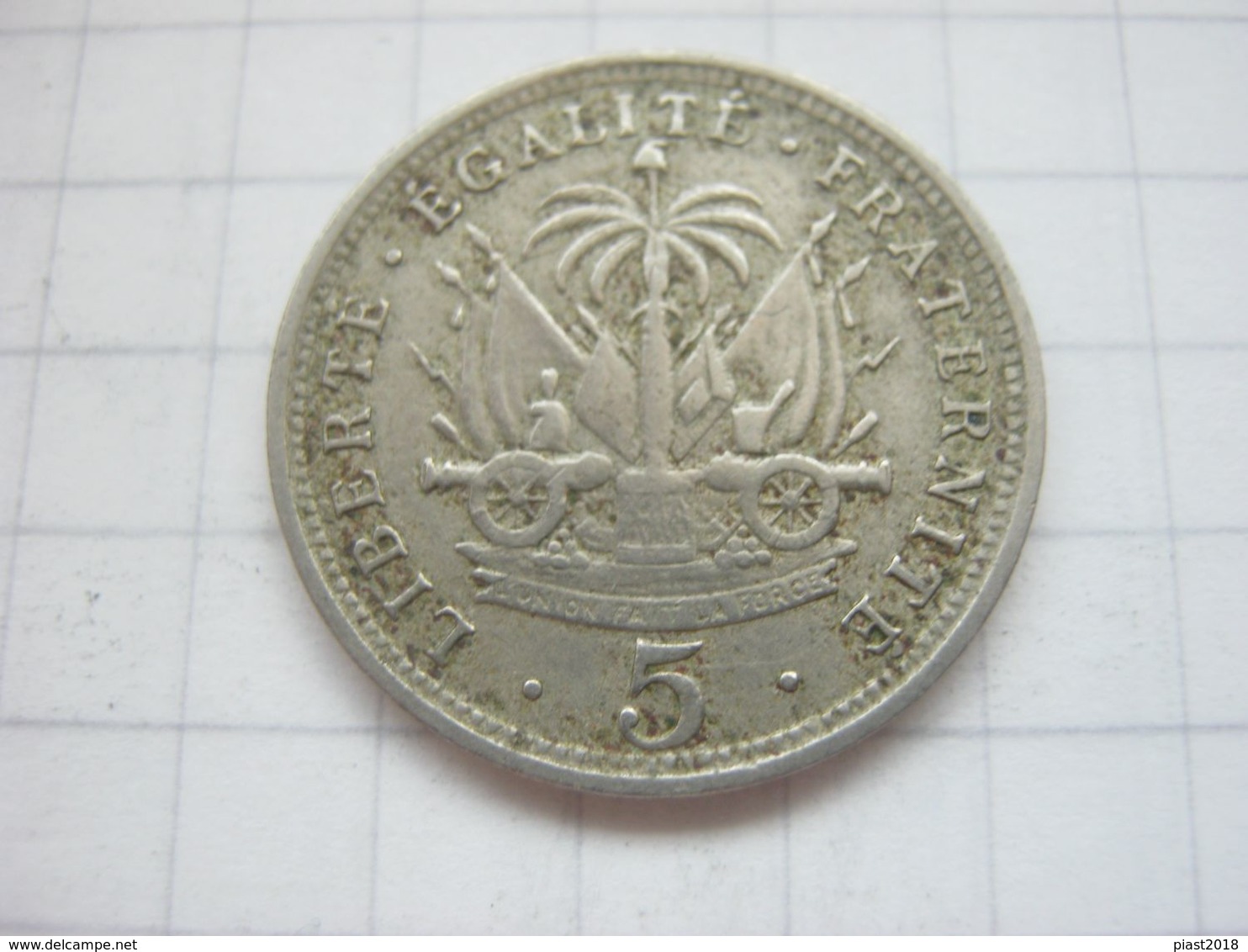 Haiti , 5 Centimes 1905 - Haiti