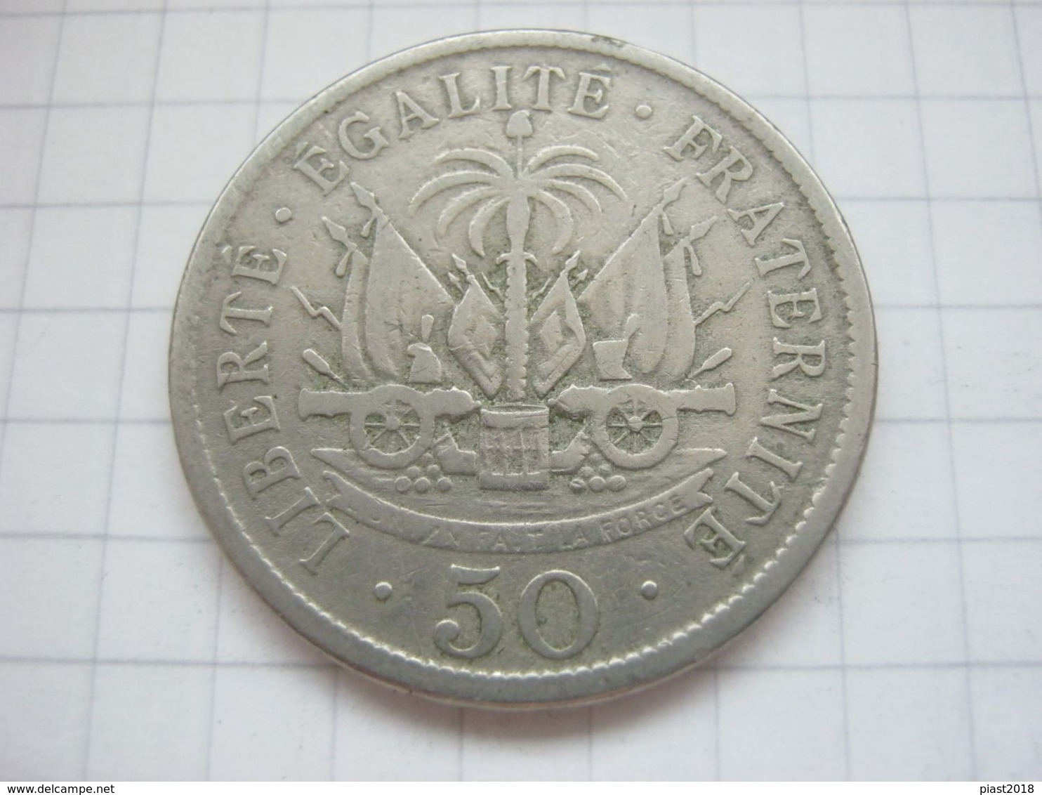 Haiti , 50 Centimes 1908 - Haiti