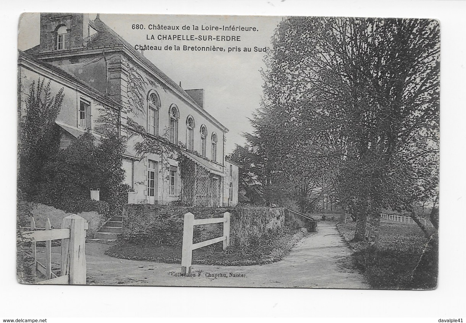 44   LA CHAPELLE SUR ERDRE  CHATEAU DE LA BRETONNIERE  PRIS AU SUD - Other & Unclassified