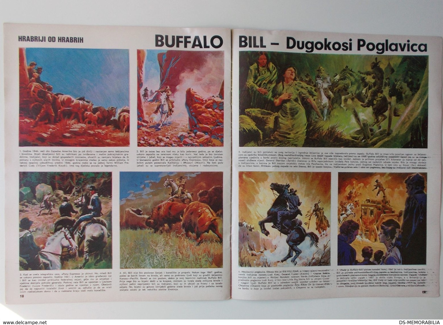 Circus Buffalo Bill Wild West Show Front Cover & Article Sve Oko Nas Magazine Yugoslavia - Unclassified