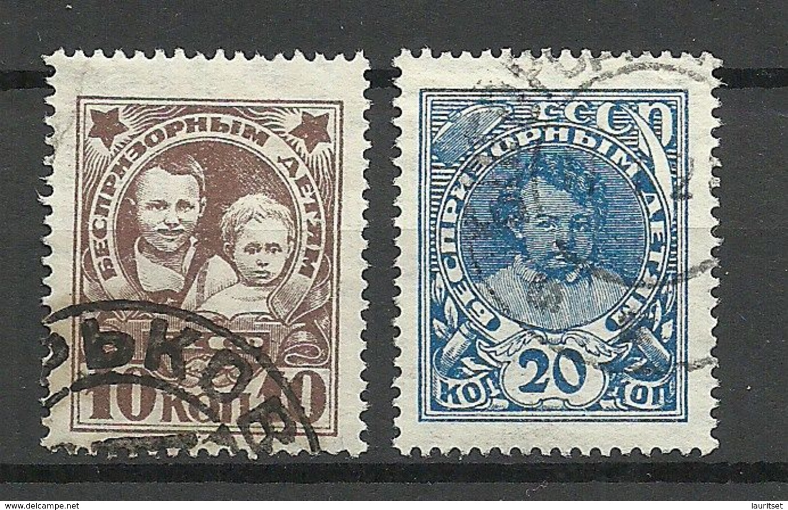 RUSSLAND RUSSIA 1926 Michel 313 - 314 O - Usati