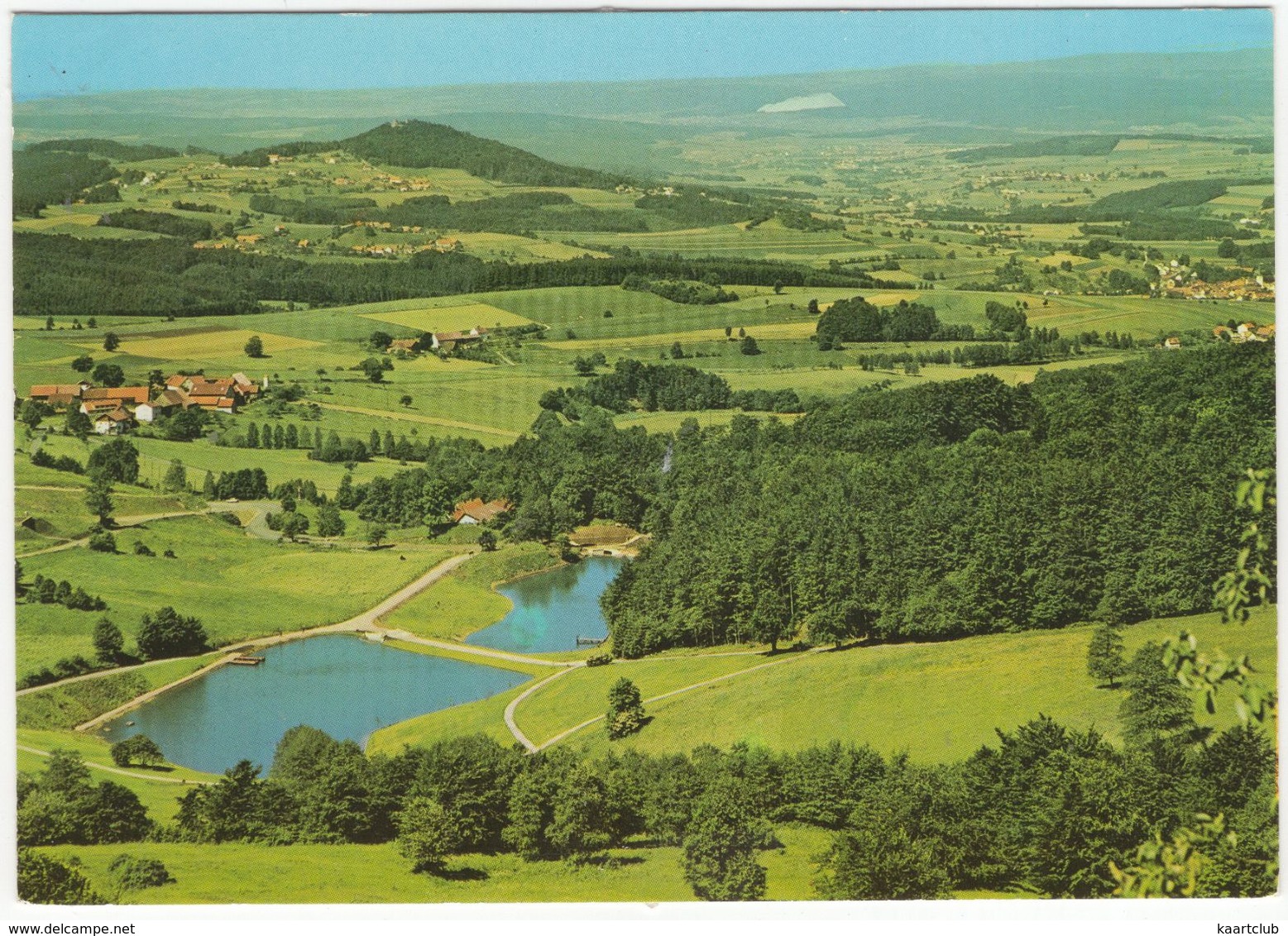 Naturpark Rhön - Blick Von Der Wasserkuppe-Eube über Guckaisee-Poppenhausen - Rhoen