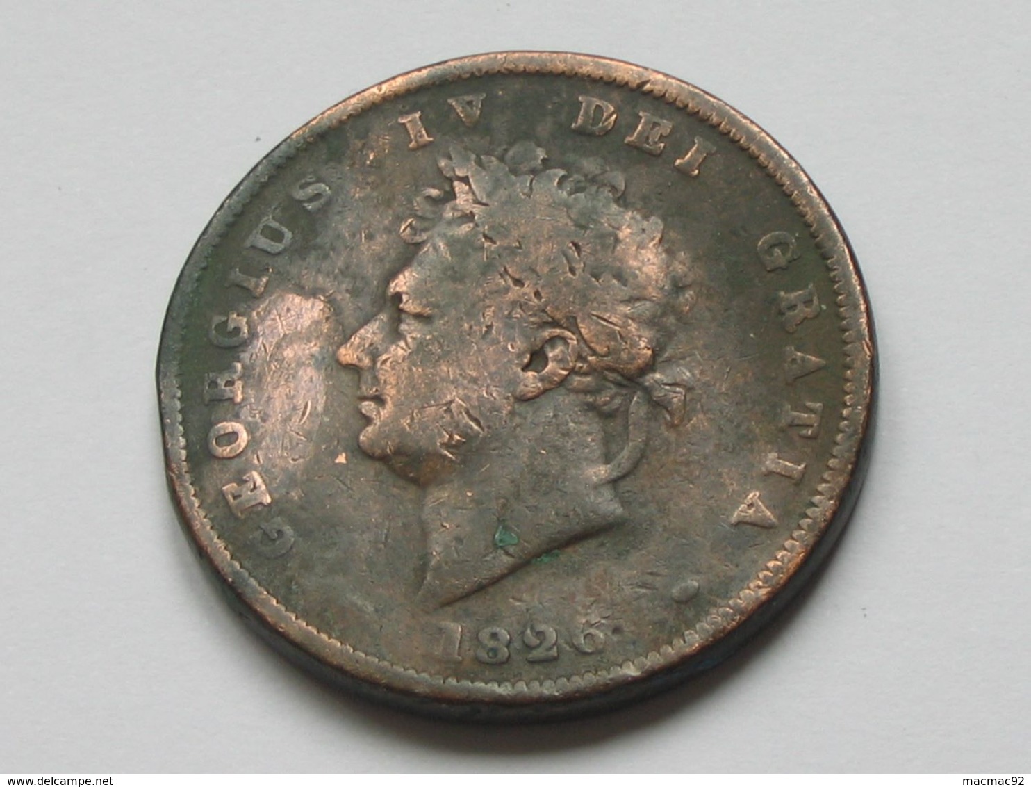 1 Penny 1826 Great Britain - Georgius IV Dei Gratia. **** EN ACHAT IMMEDIAT **** - D. 1 Penny