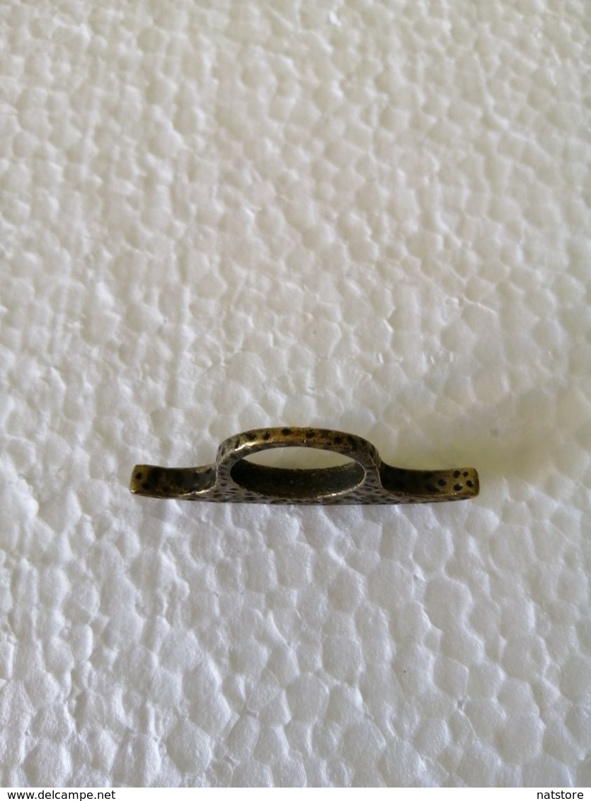 Design Bronze Tone Metal Ring - Ring