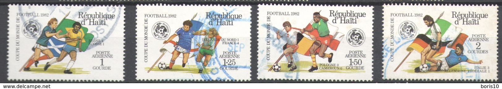 Haiti 1983 Used Football, Soccer, World Cup - Spain 1982 - Haïti