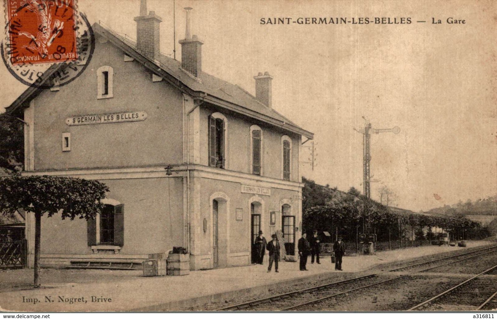 SAINT GERMAIN LES BELLES LA GARE - Saint Germain Les Belles