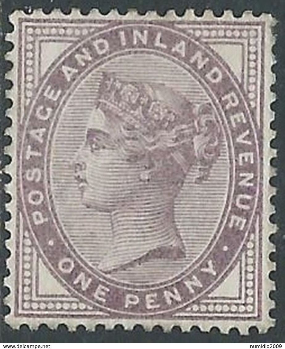 1881 GREAT BRITAIN SG 172 1d LILAC 16 Dots NO GUM - RC50 - Nuevos