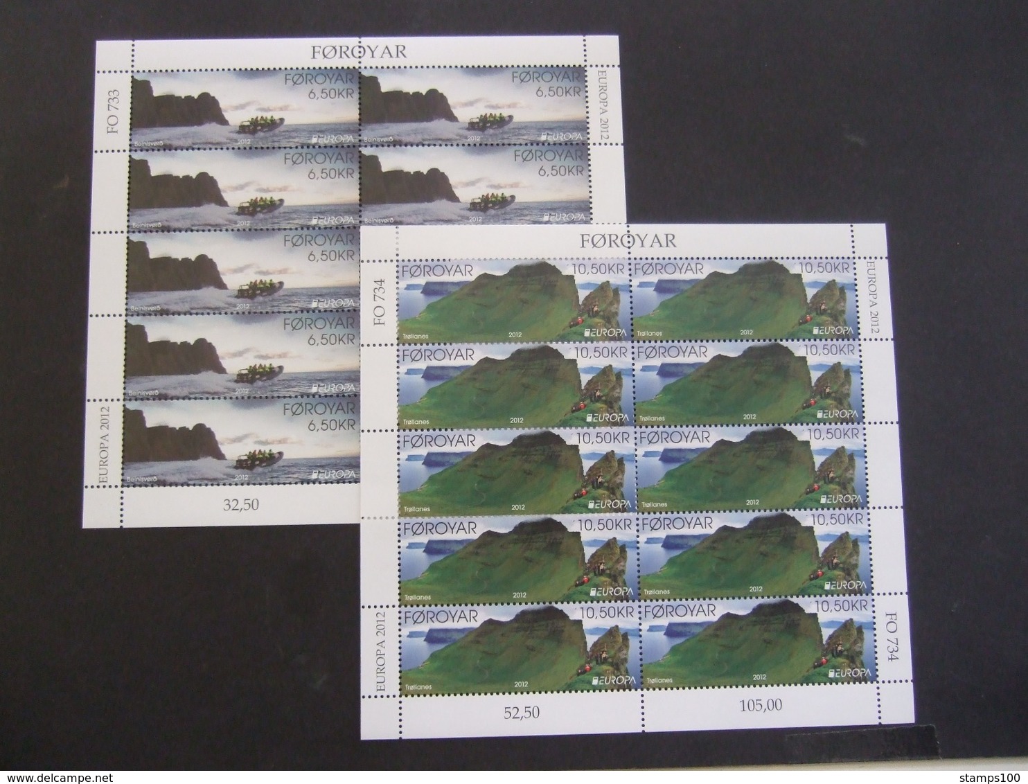 FAROE ISLANDS  2012. CEPT SHEETLET    MNH **. (EU2010-10-2250) - 2012