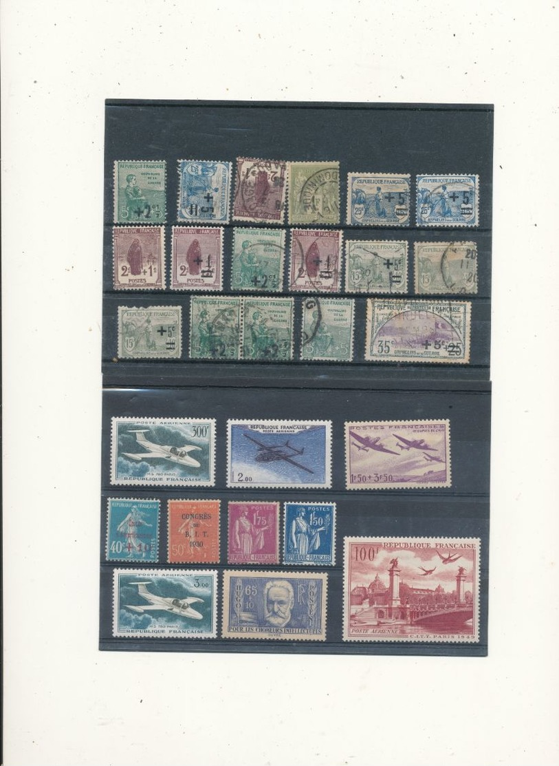 LOT DE FRANCE TIMBRES OBLITERES,*,** TRES GROSSE COTE.