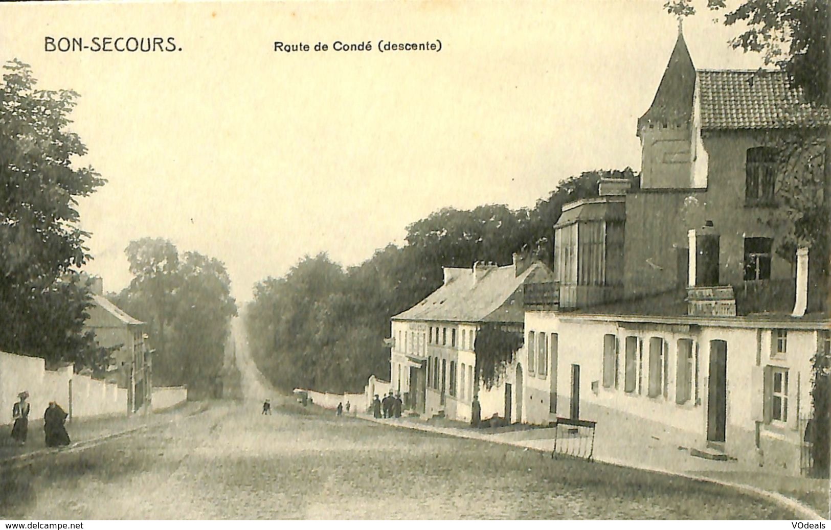 028 181 - CPA - Belgique - Bonsecours - Route De Condé - Péruwelz