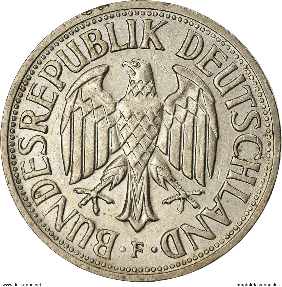 Monnaie, République Fédérale Allemande, Mark, 1950, Stuttgart, TTB+ - 1 Mark