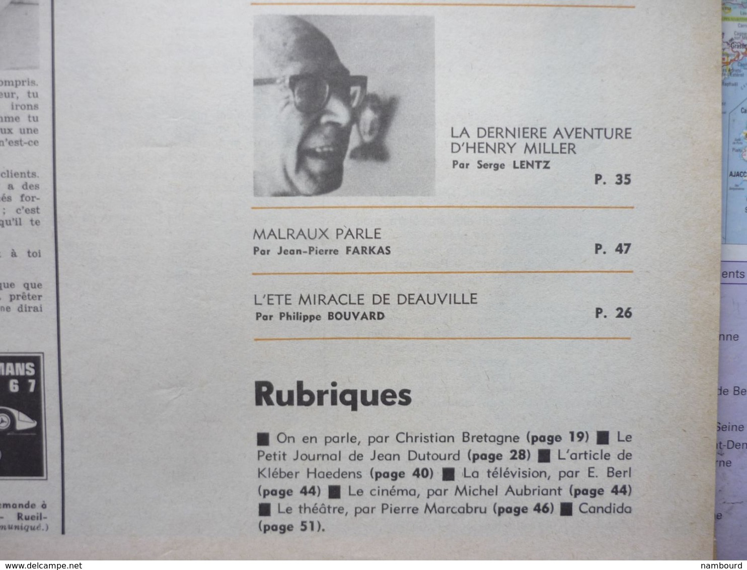 Candide N°336 2 Octobre 1967 Les Enfants De Divorcés Accusent / Peyrefitte Chez Les Juifs / Les Racistes Et Les Jeunes - Testi Generali