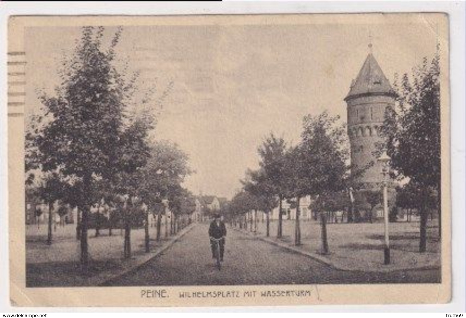 GERMANY - AK 380309 Peine - Wilhelmsplatz Mit Wasserturm - Peine