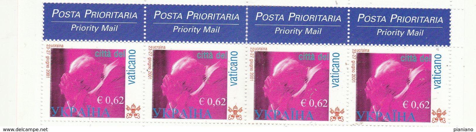 PIA . VAT - 2002 : I Viaggi  Del  Papa  Nel  Mondo Nel 2001 : Libretto - Carnet - Booklet - (SAS L  9) - Carnets