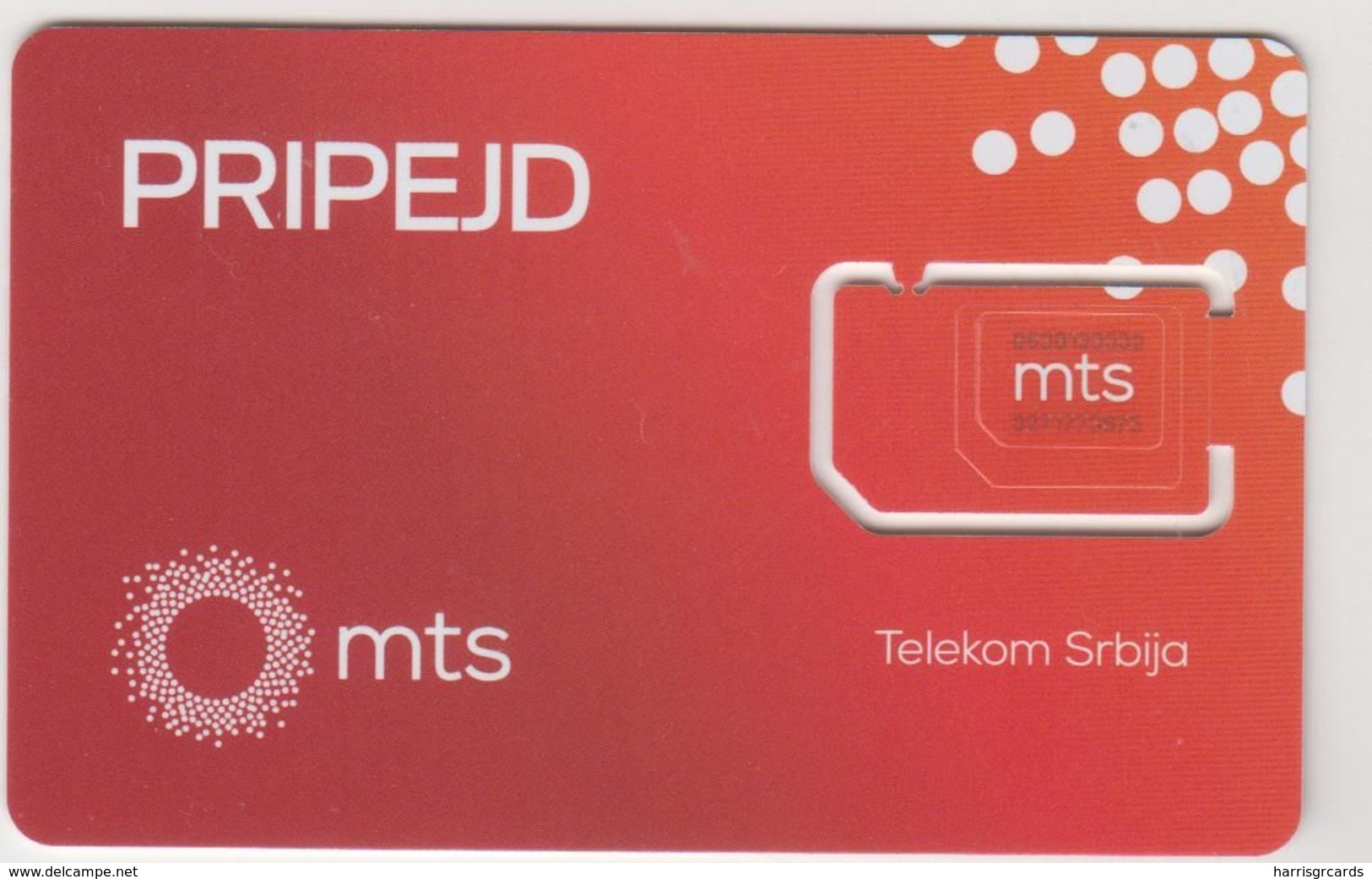 SERBIA - MTS Triple Sim PRIPEJD , GSM Card, Mint - Joegoslavië