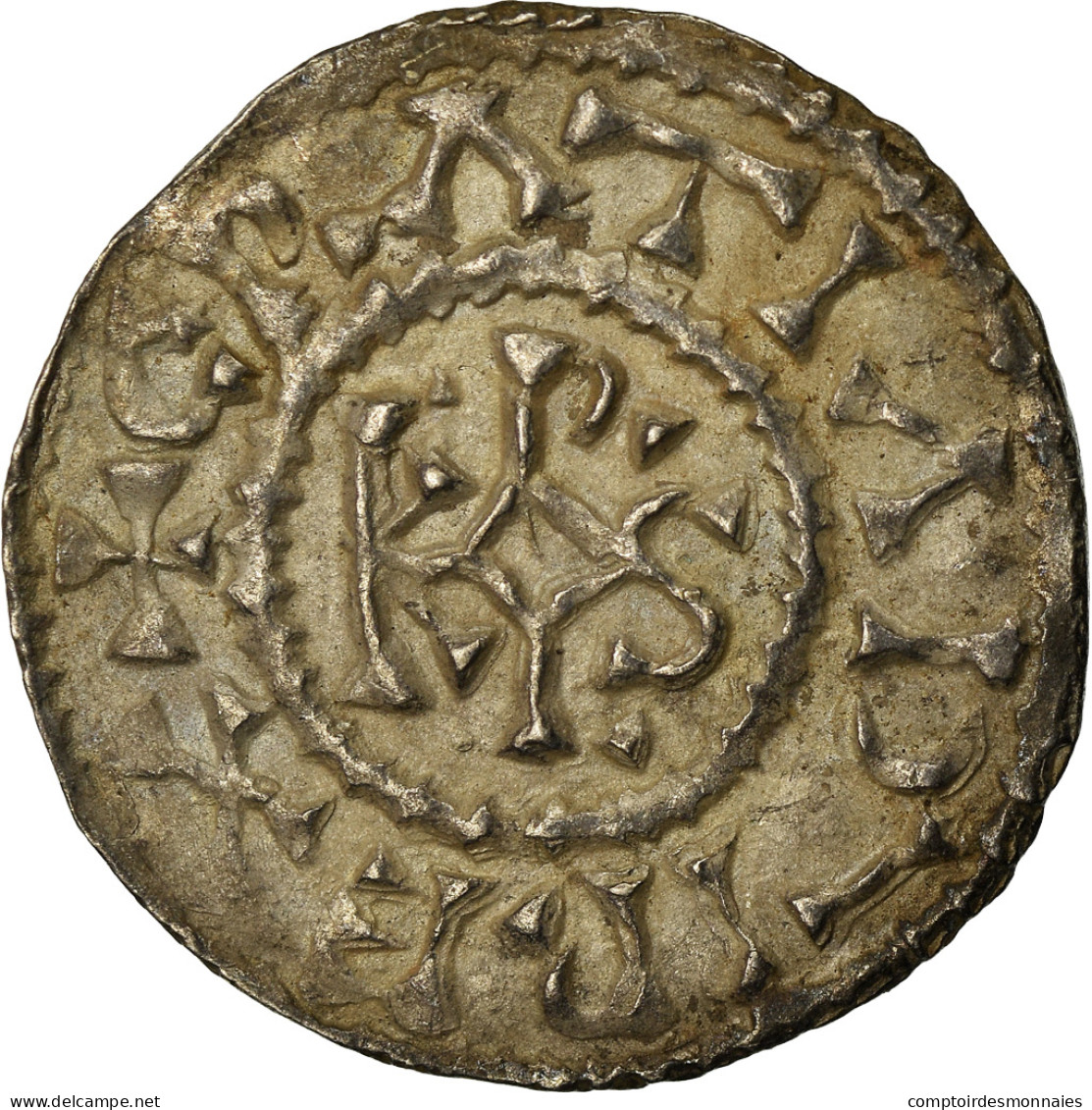 Monnaie, France, Charles Le Chauve, Denier, 864-865, Curtisasonien, SUP, Argent - Altri & Non Classificati