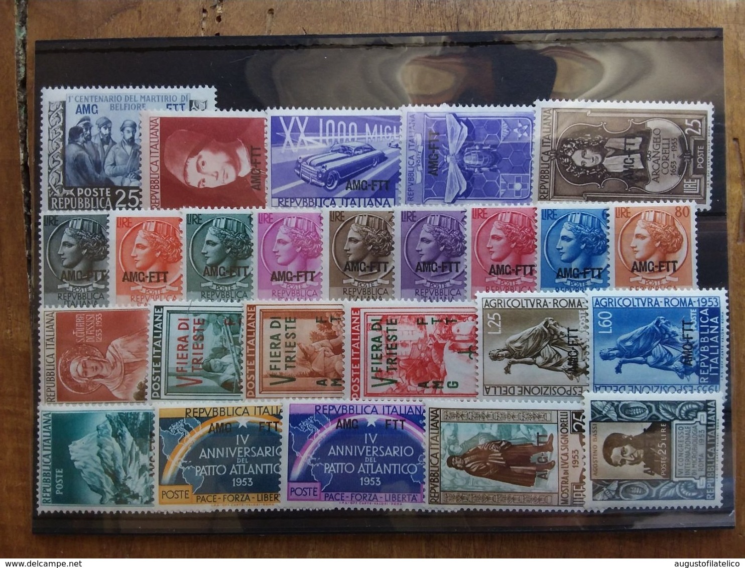 TRIESTE A - Annata 1953 - Posta Ordinaria Completa - Nuovi ** + Spese Postali - Nuovi