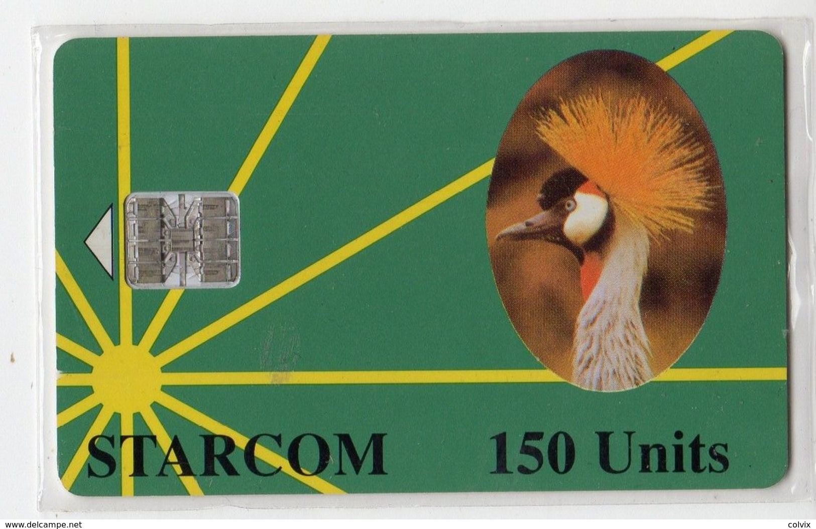 OUGANDA TELECARTE STARCOM REF MV CARDS UGA-S-12 150U Rev G - Ouganda