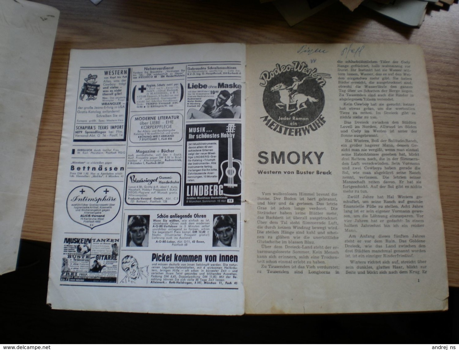 Rodeo Western Smoky Buster Brack - Kinder- & Jugendzeitschriften